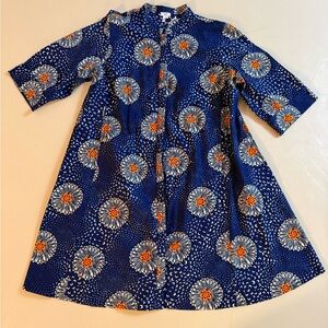 Zuri, Amazing, Hard to Find, Blue Floral Pattern Women's Dress, new without tags